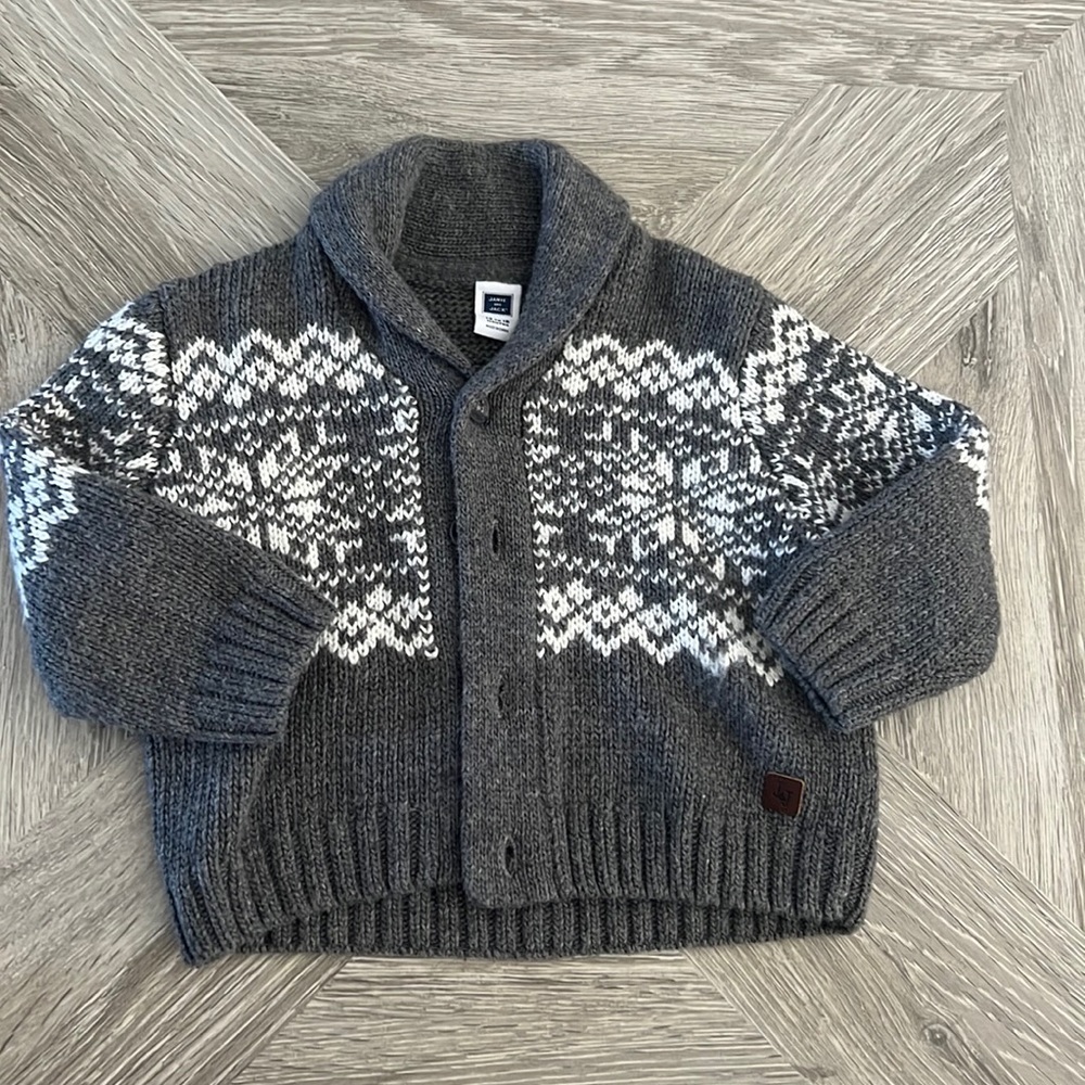 Janie and Jack argyle sweater 12-18 months